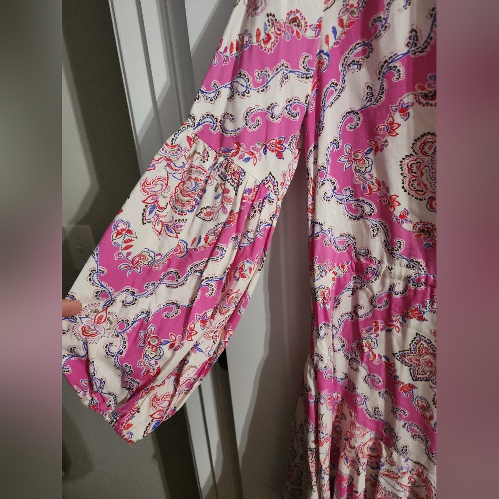 Nwt Aakaa Pullover Button Front Drawstring Waist … - image 4